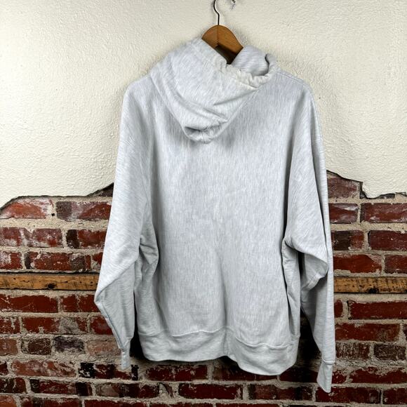 Vintage Notre Dame Hoodie Size XL Grey Reverse Weave Sweatshirt Hammes Bookstore - Picture 8 of 10